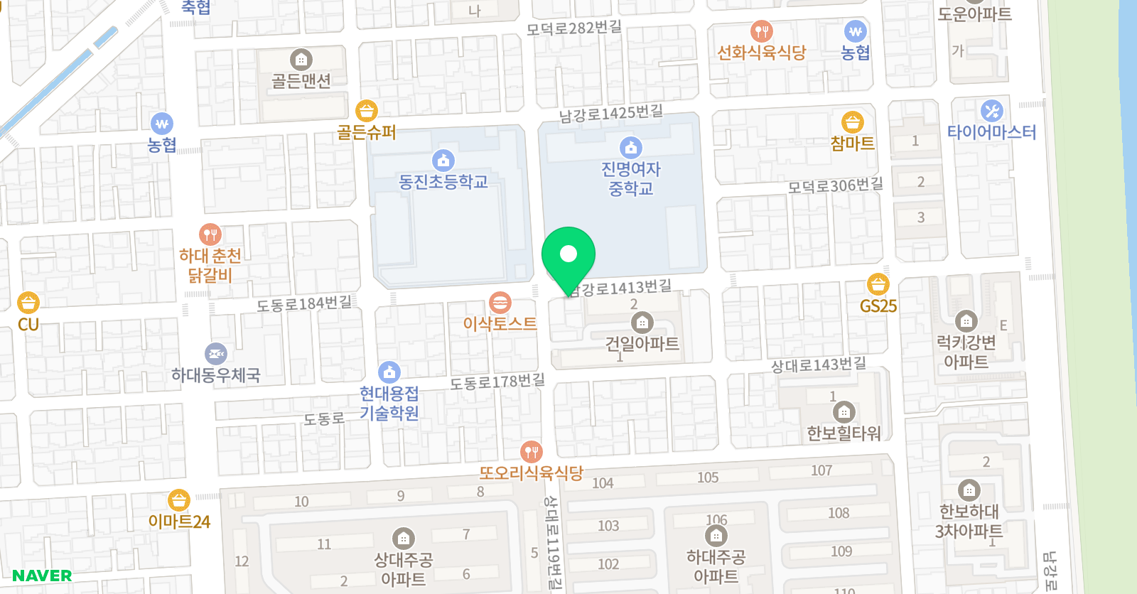 알음알이 영어교습소 위치