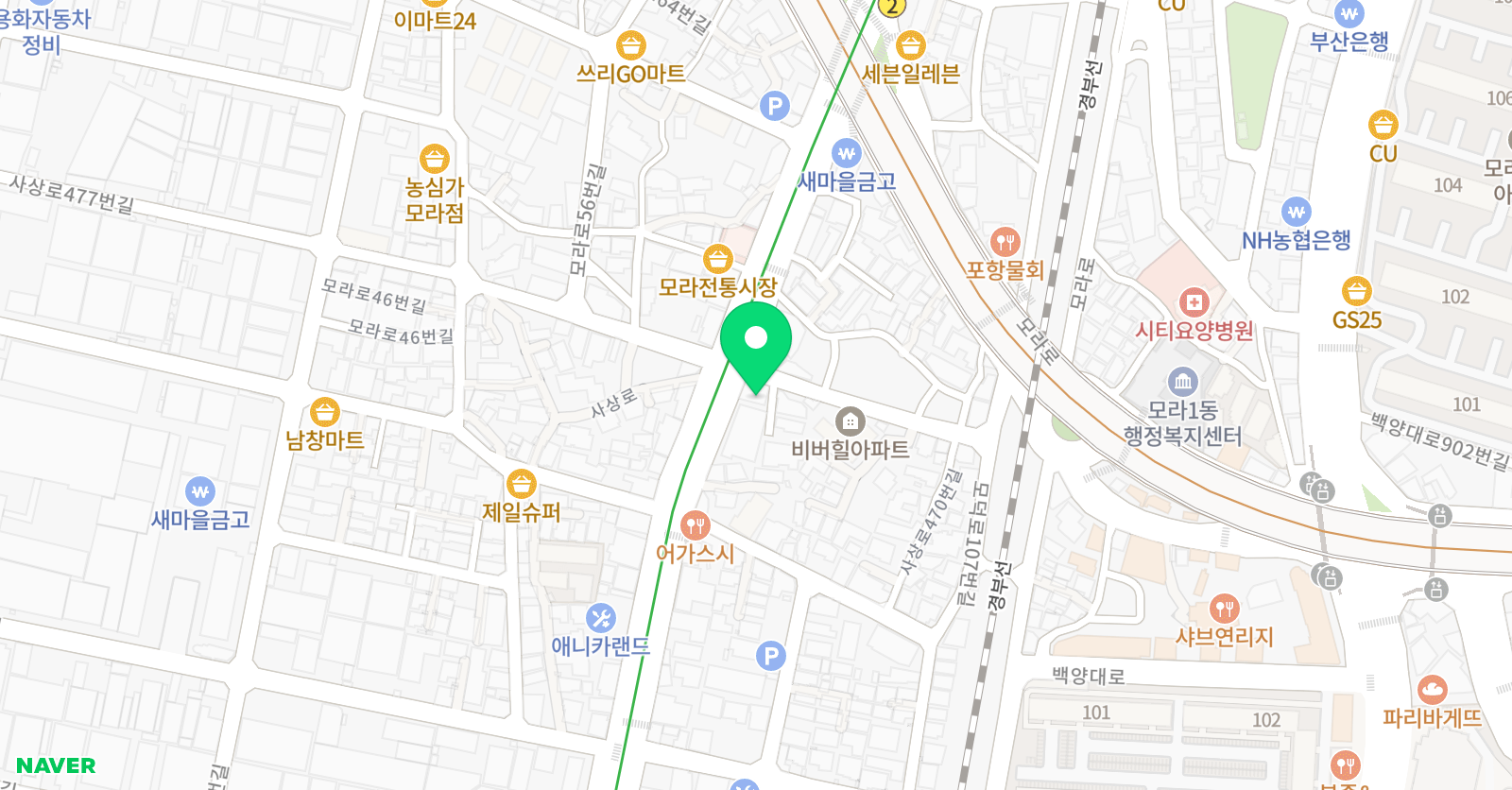 김대현 태권도 위치