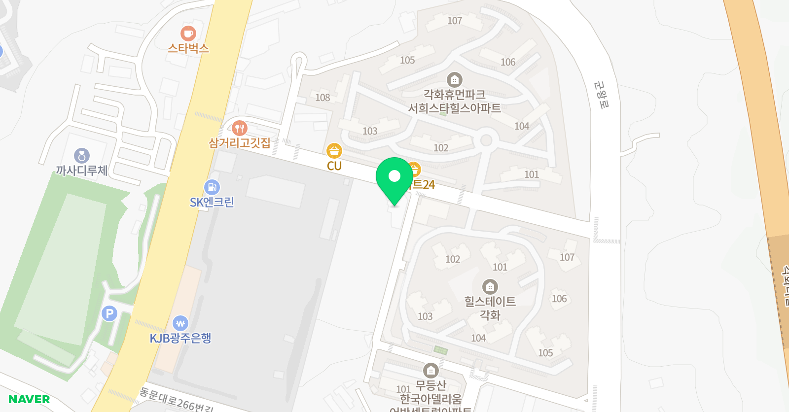 마라톤 수학전문학원 위치