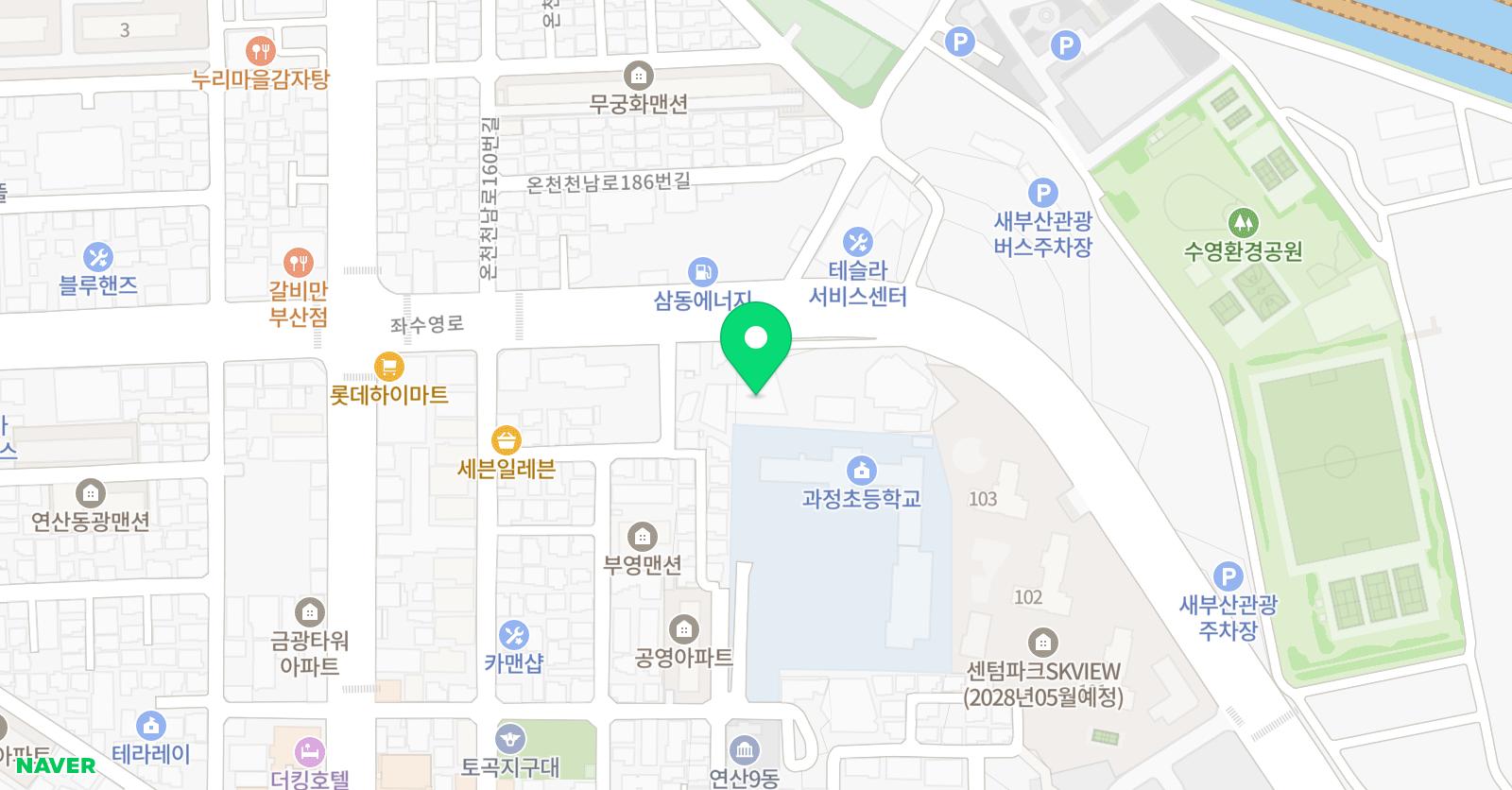 에스엠싸카 유소년축구클럽 위치