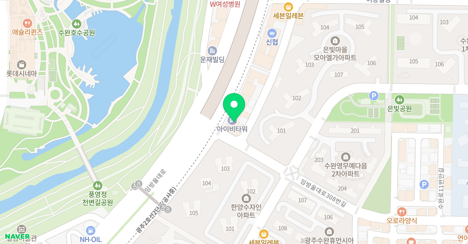 더(The)알찬영어학원 위치