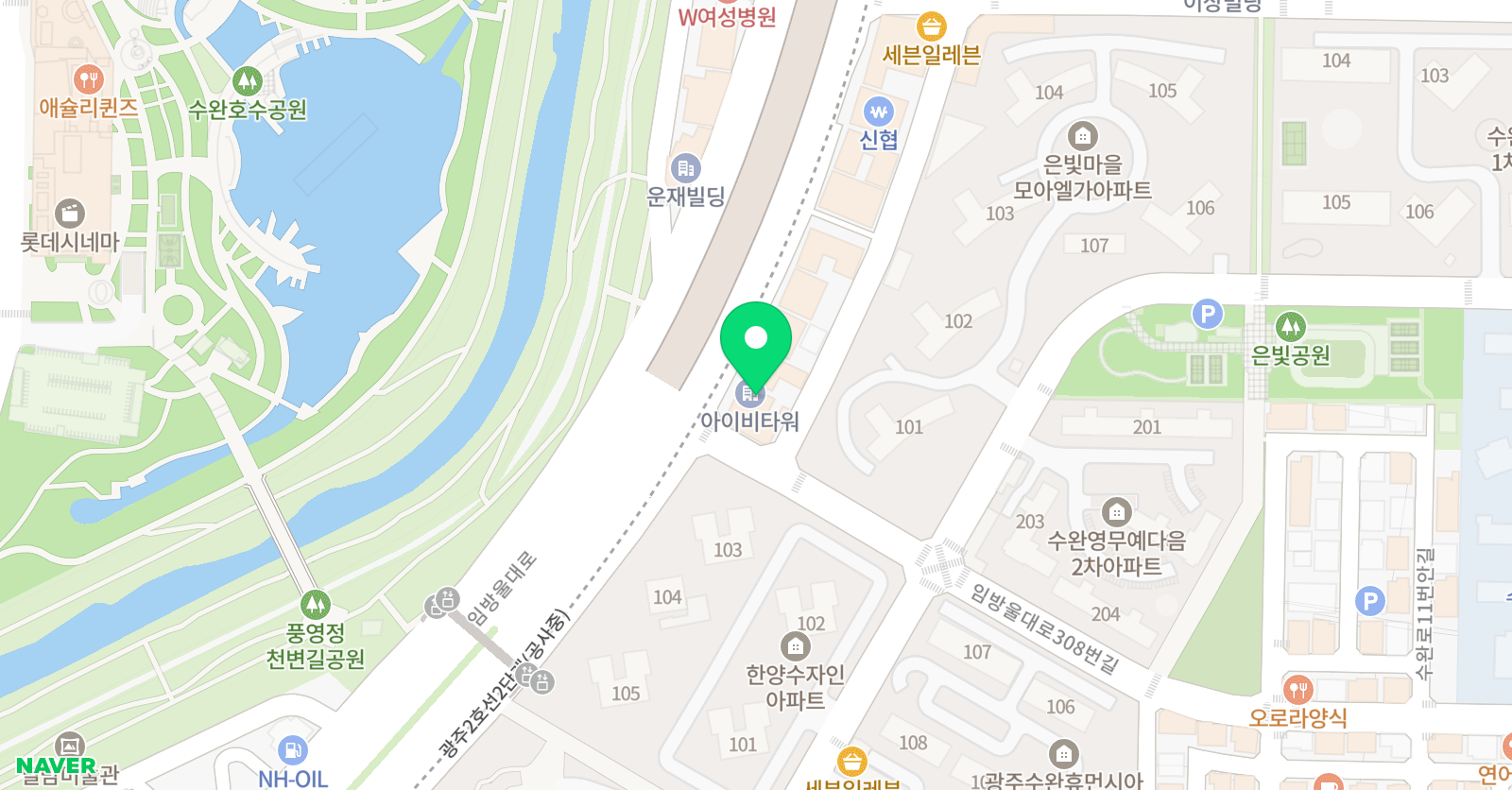 LTA강성장 태권도 위치