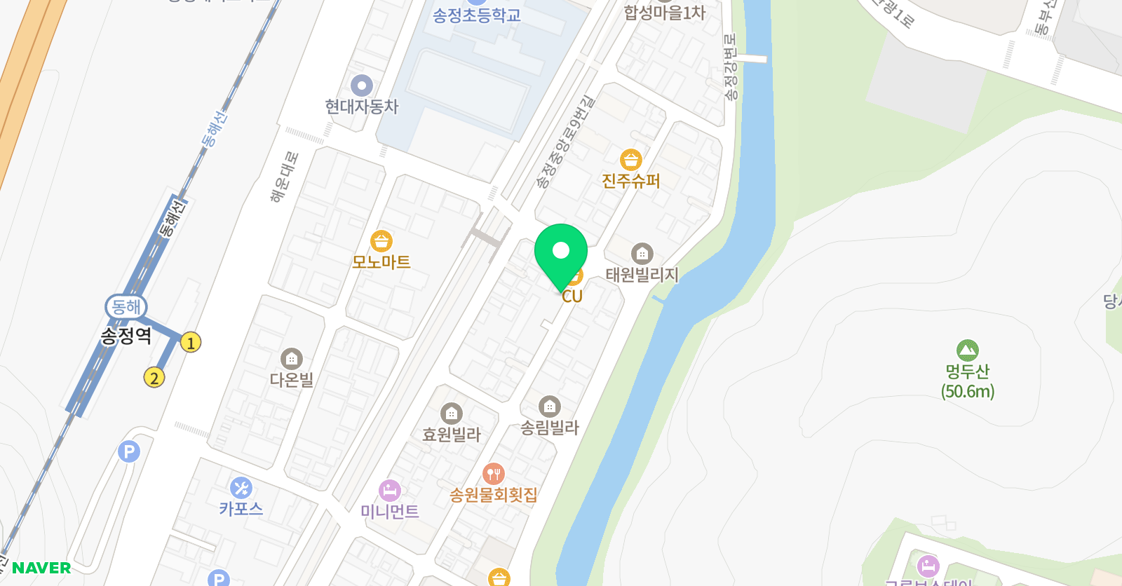 동부산 팬그램 어학원 위치