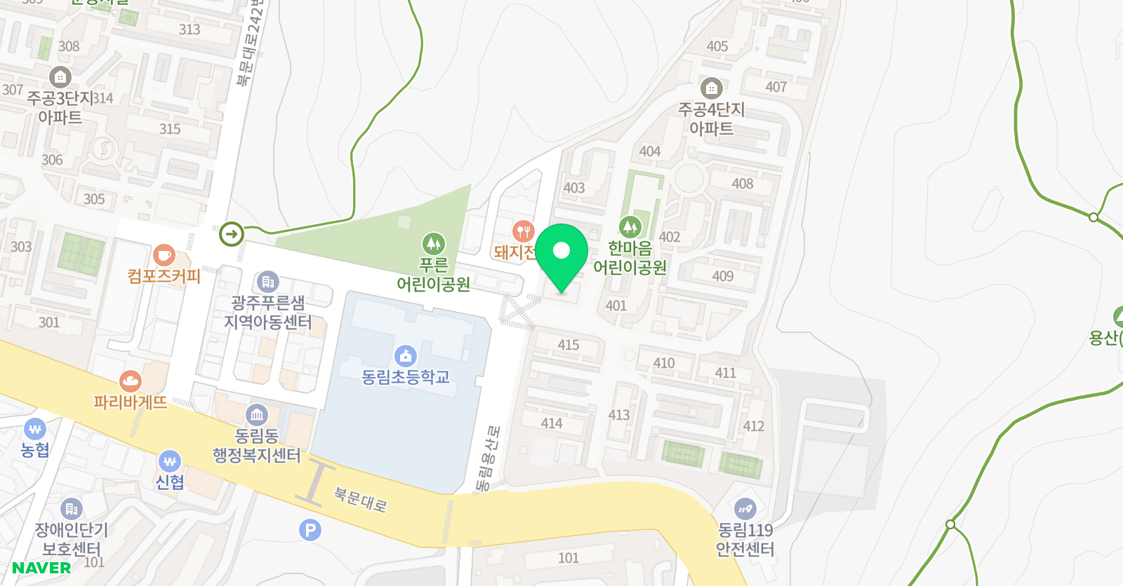 윤선생 우리집앞영어교실 동림 위치