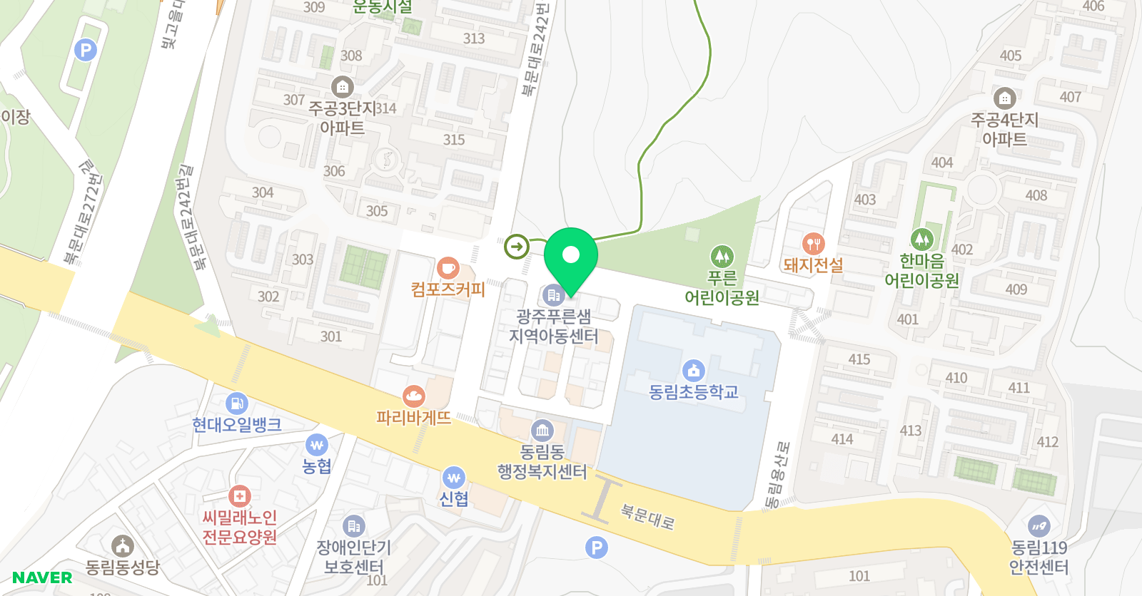 주니어랩스쿨 동림2교실 위치