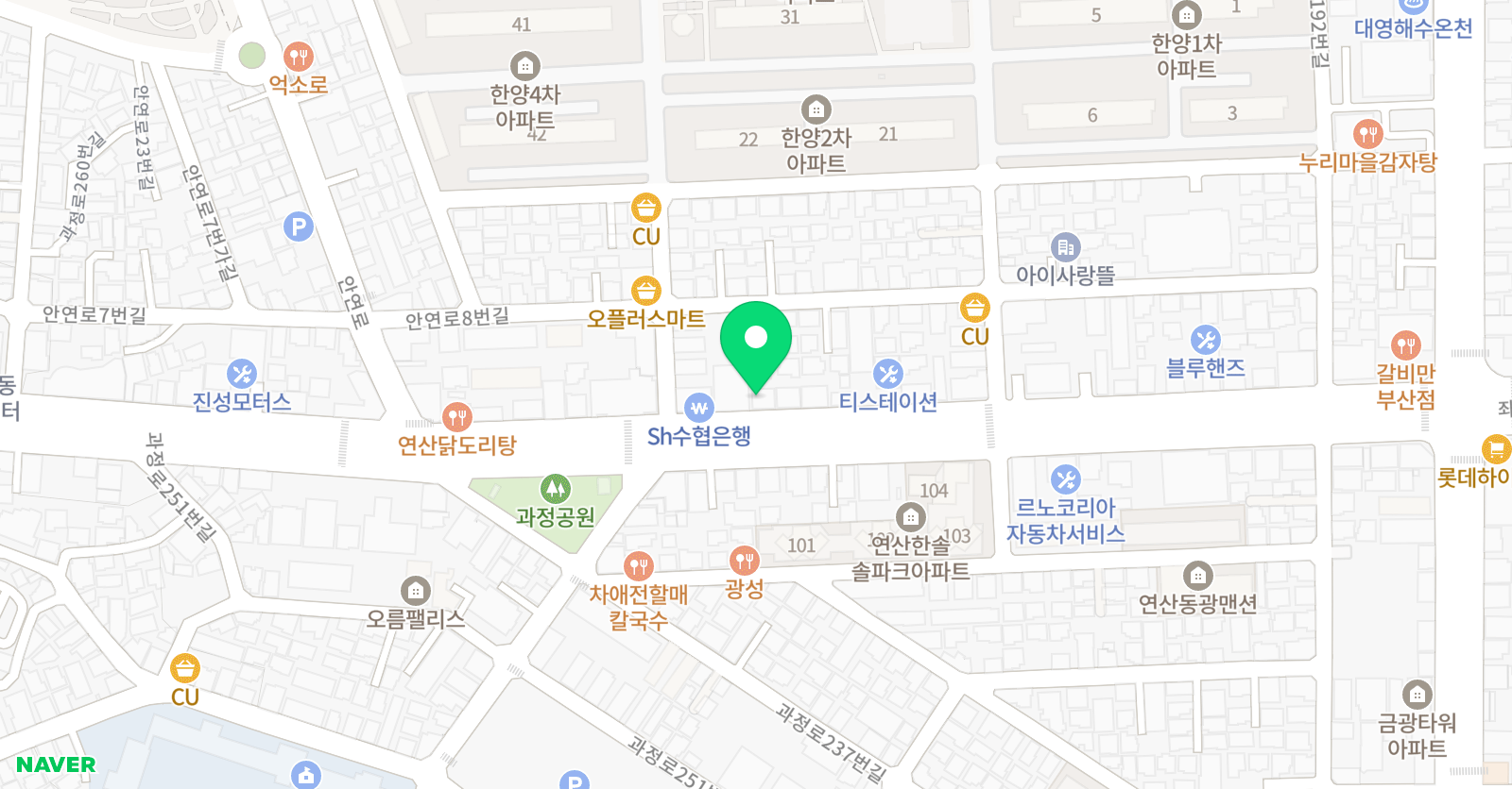 클랑아트 음악학원 위치