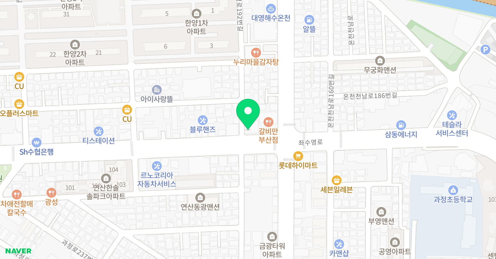 엘리프 어학원 연산캠퍼스 위치