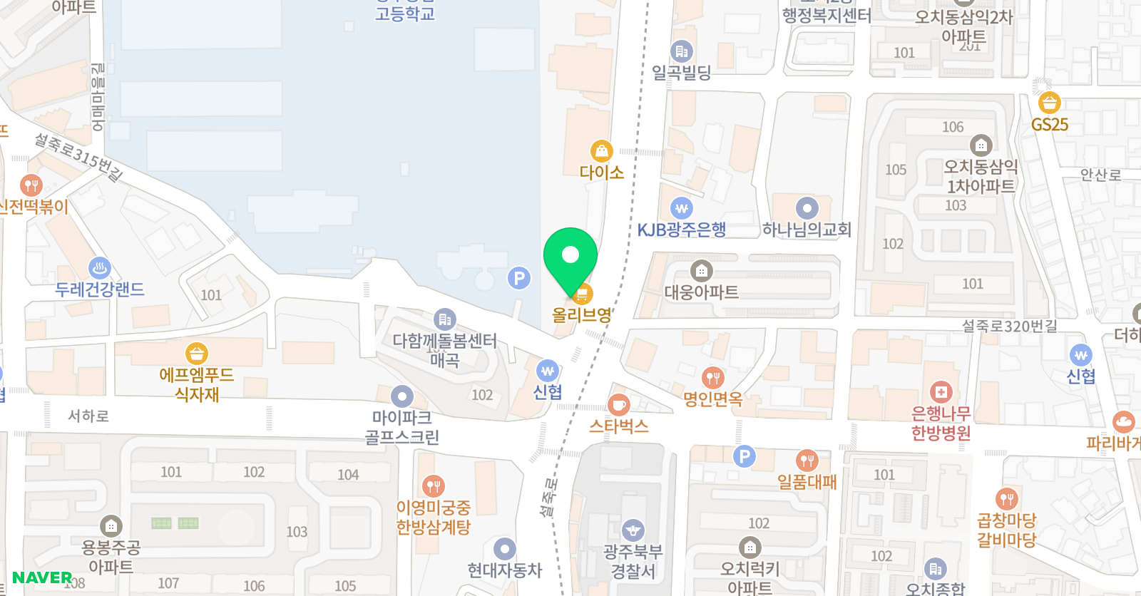 탑클래스씨앤씨 미술학원 본원 위치