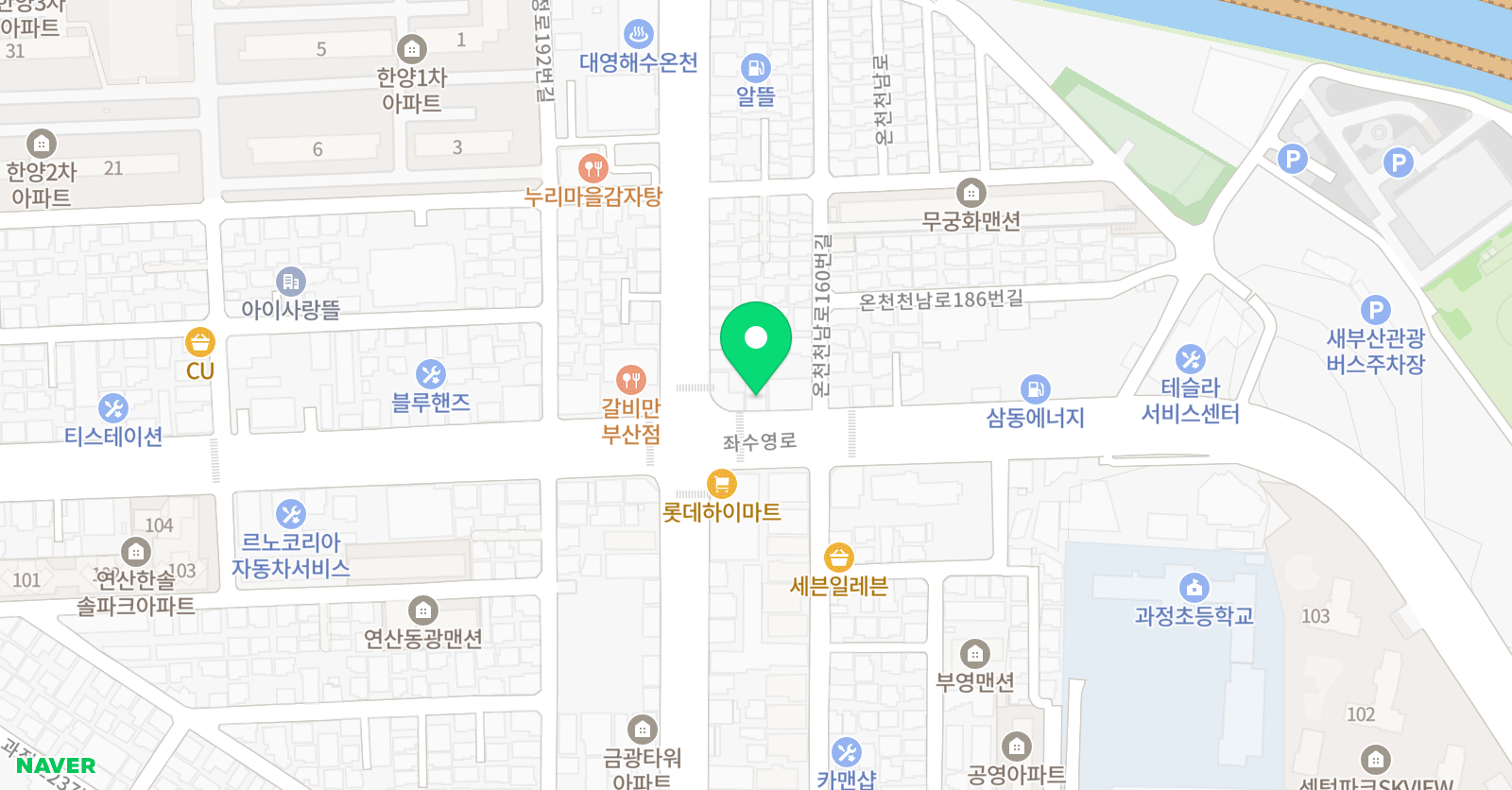 블랙박스 수학전문학원 신관 위치