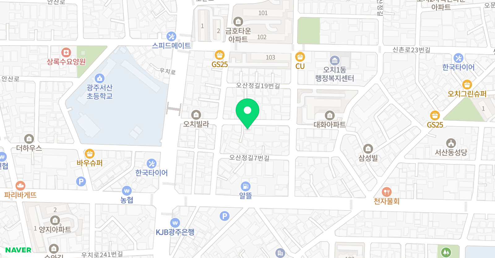 최금정 수학교습소 위치