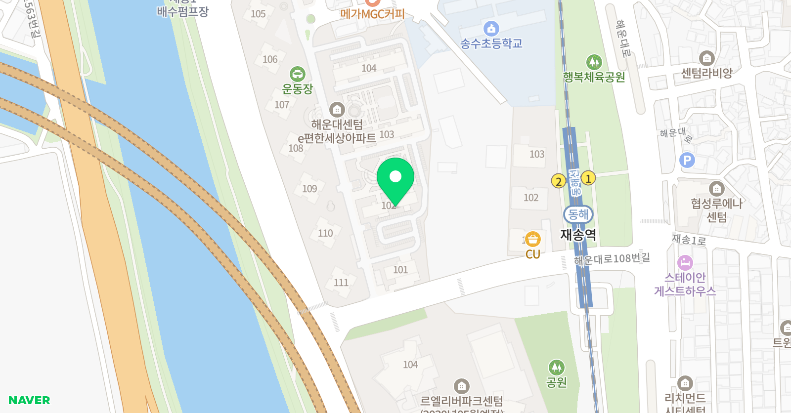아소비 부산재송3점 위치