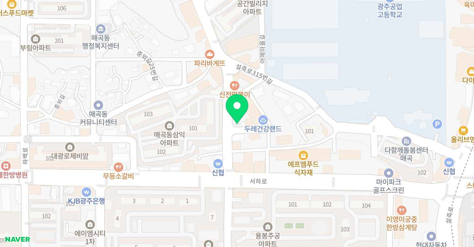 트리플 영어학원 위치