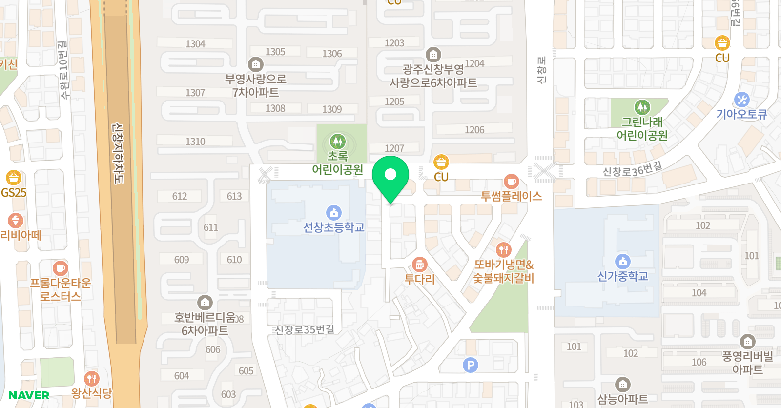 탑클래스 창의수학학원 위치