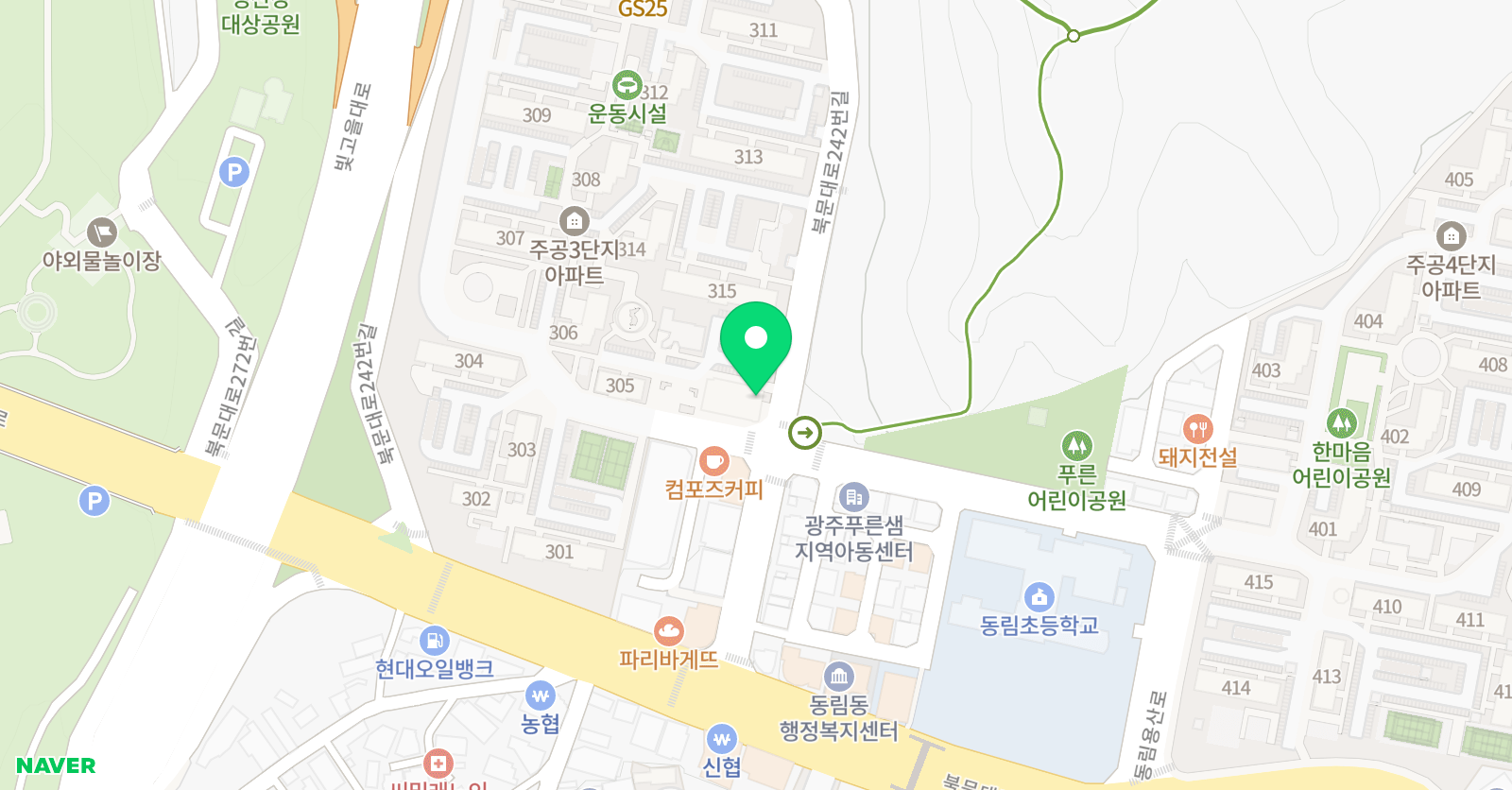 다온 합기도 위치