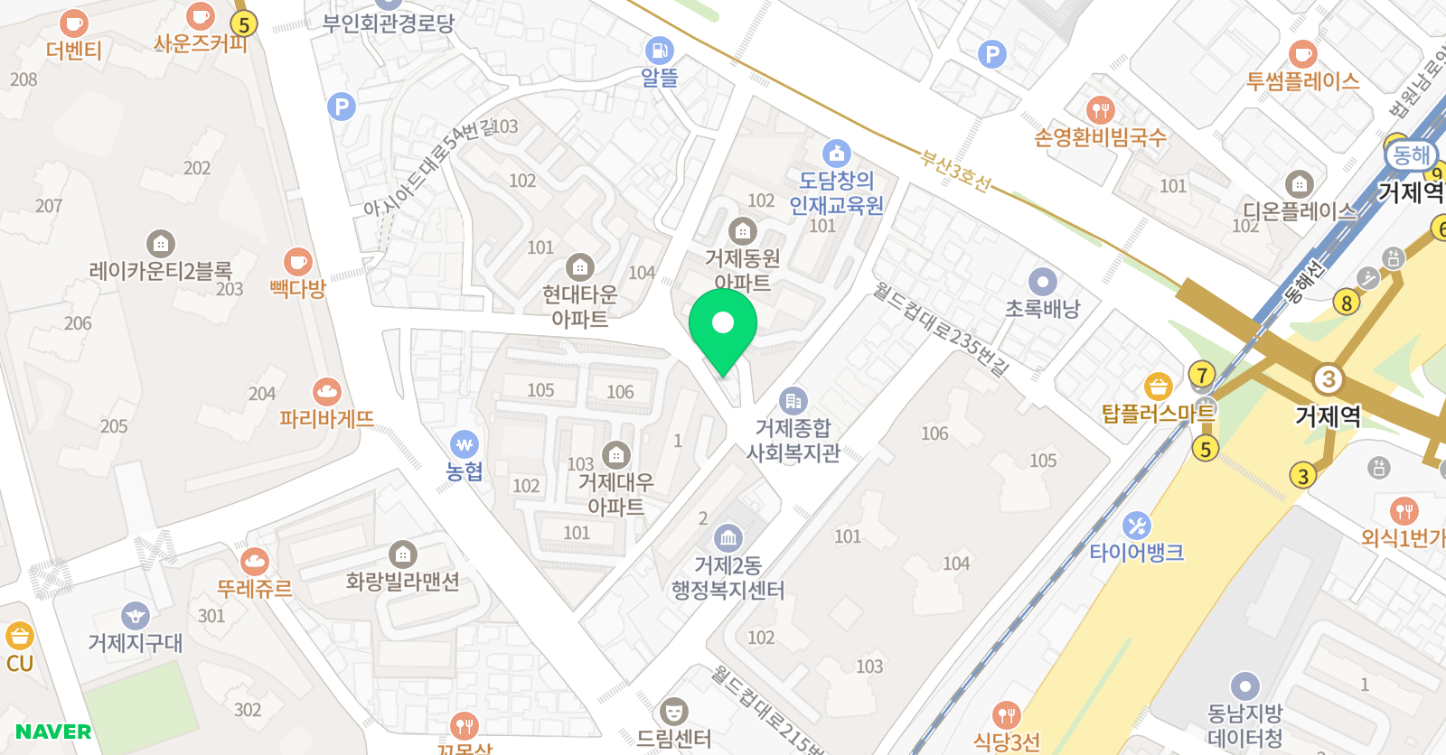 연 태권도 위치