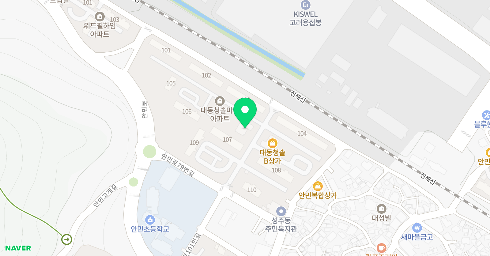 우림 태권도장 위치