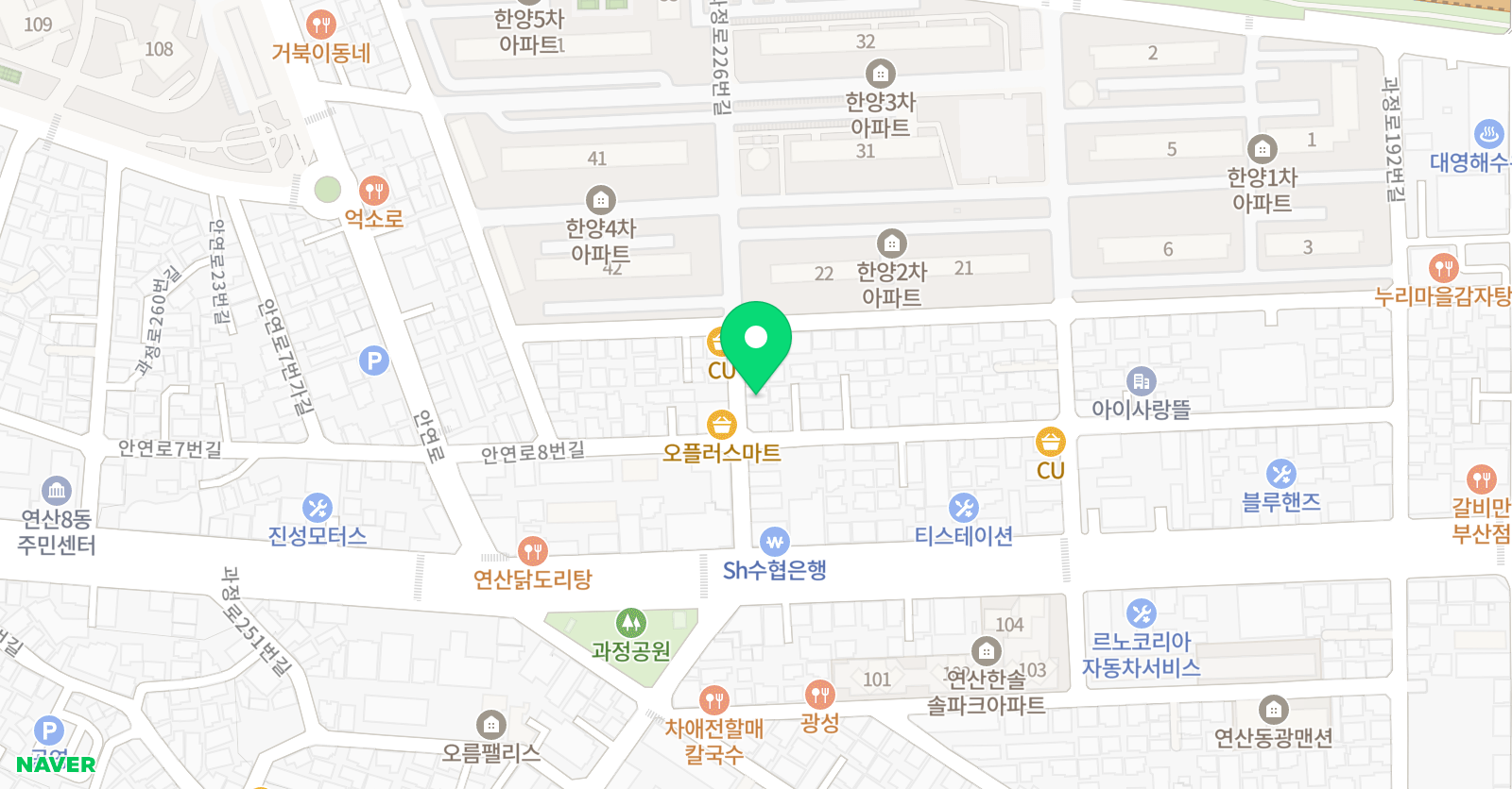 강쌤 수학 위치