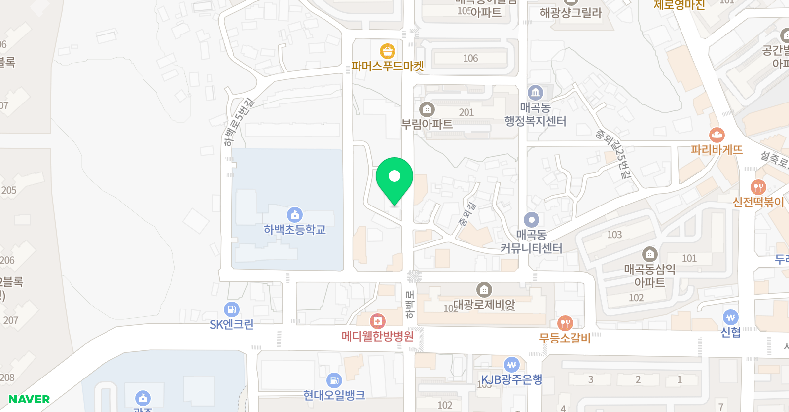 박내영 영수학원 위치