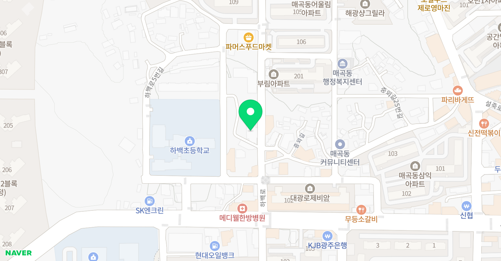 눈높이러닝센터 매곡학원 위치