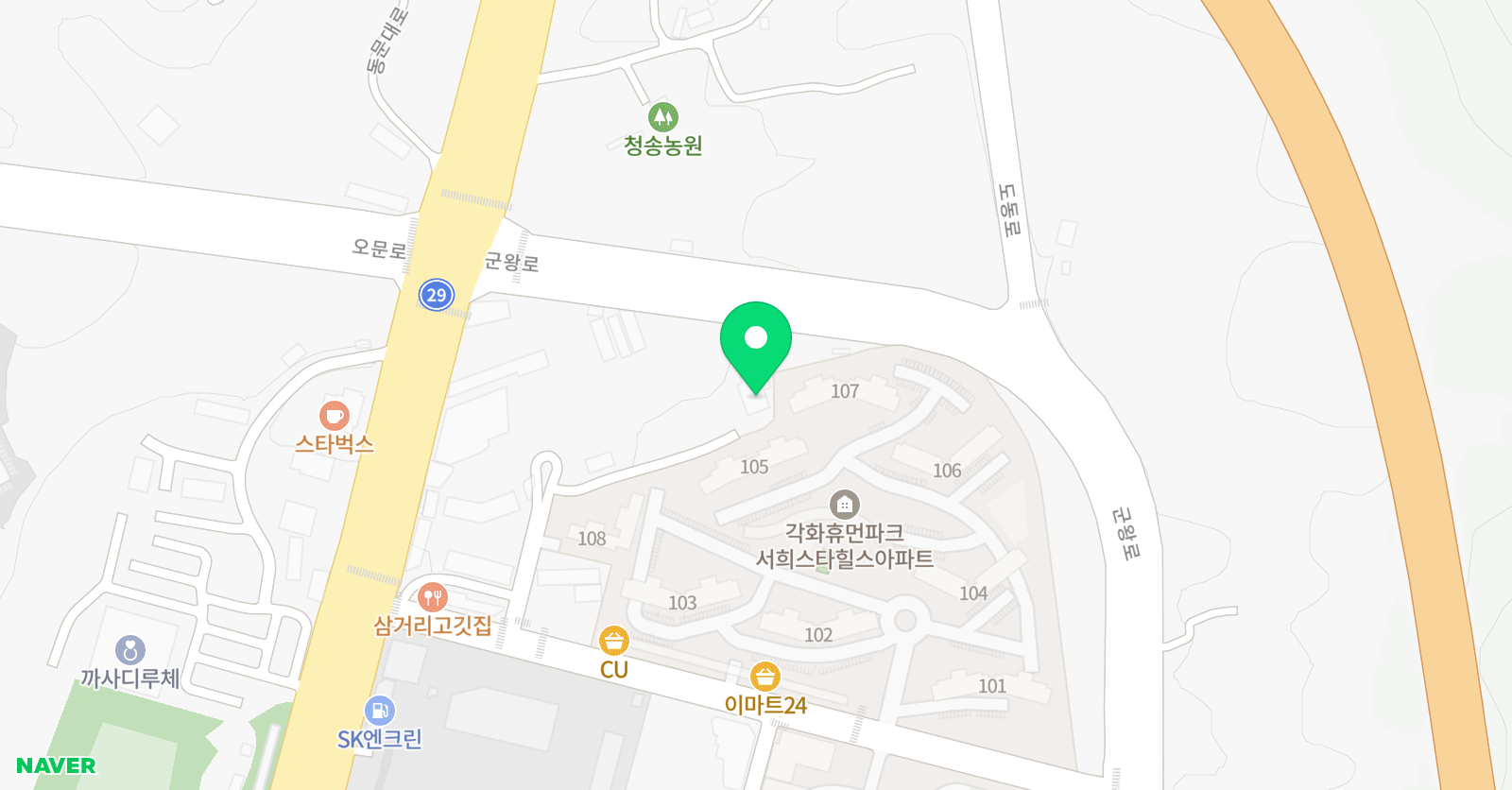 현쌤 수학학원 위치