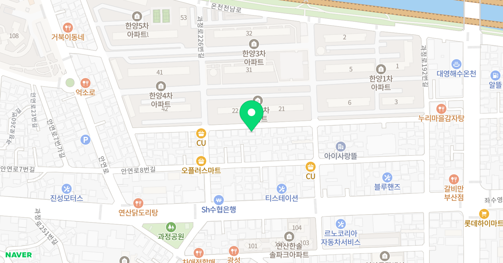 태극 태권도장 위치