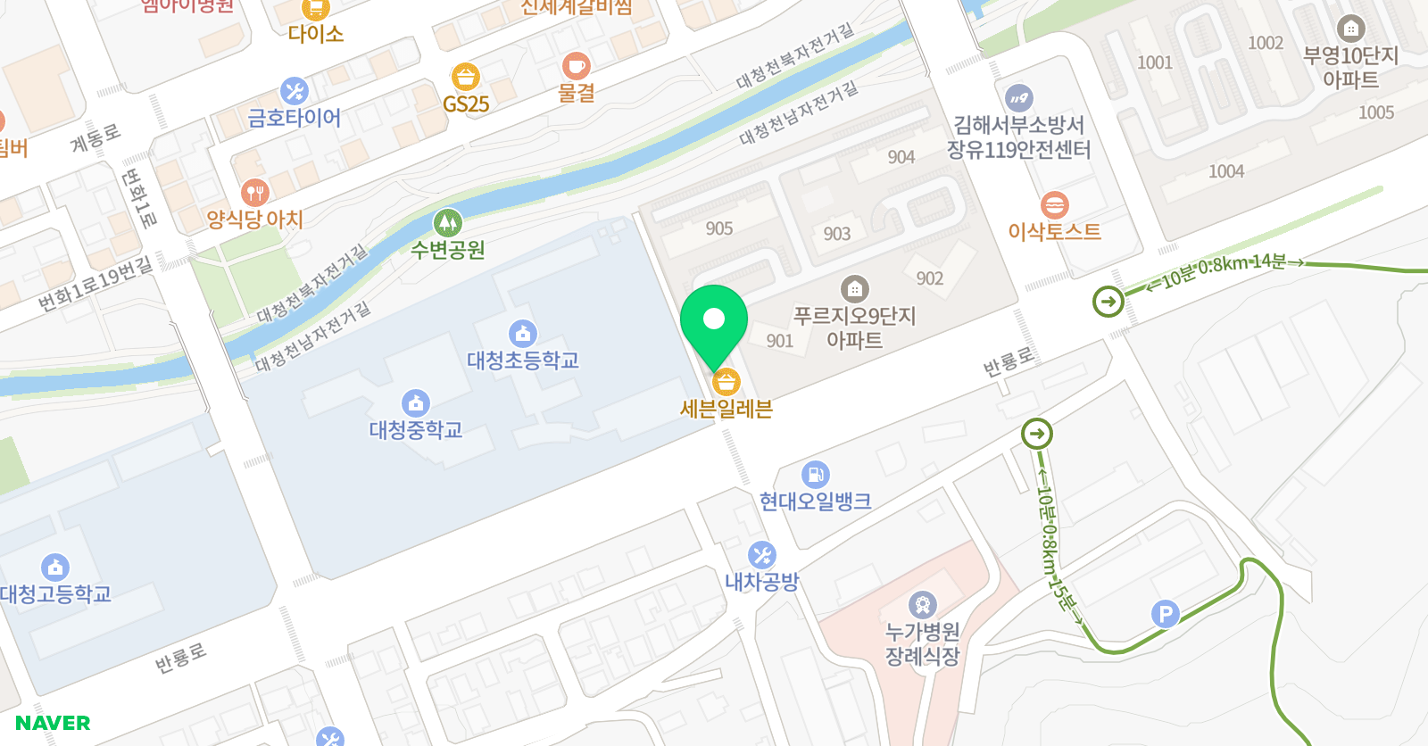 더한 수학학원 위치