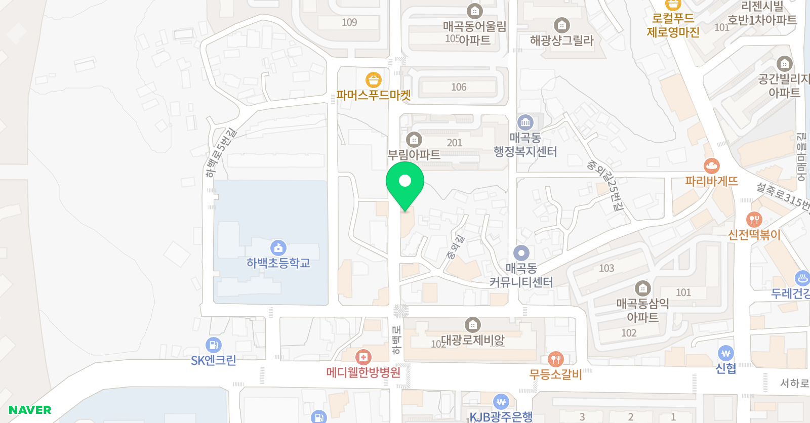 박길영 수전문학원 위치