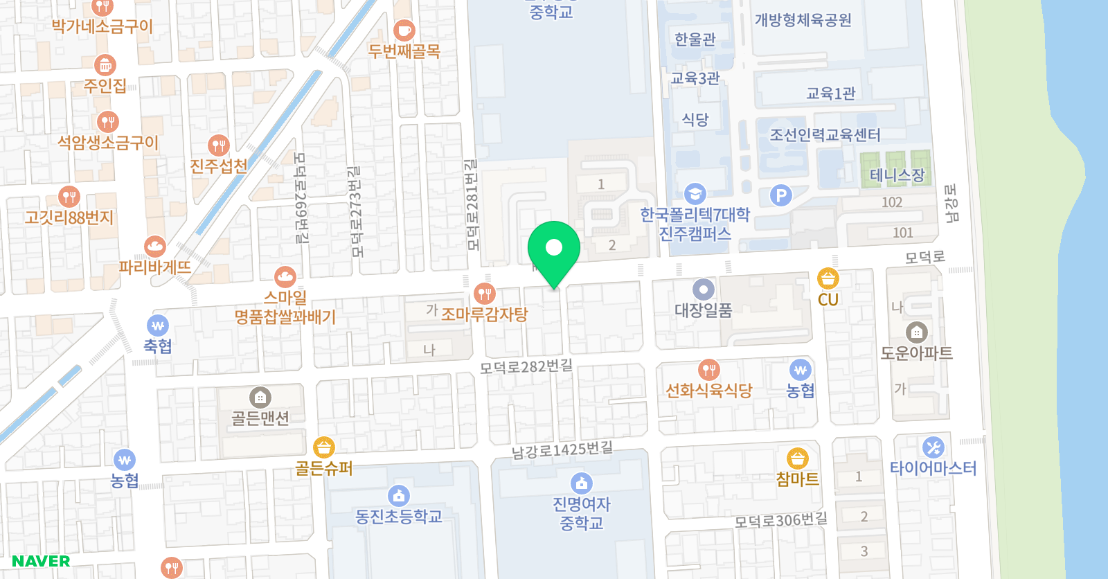 원탑 영수학원 위치