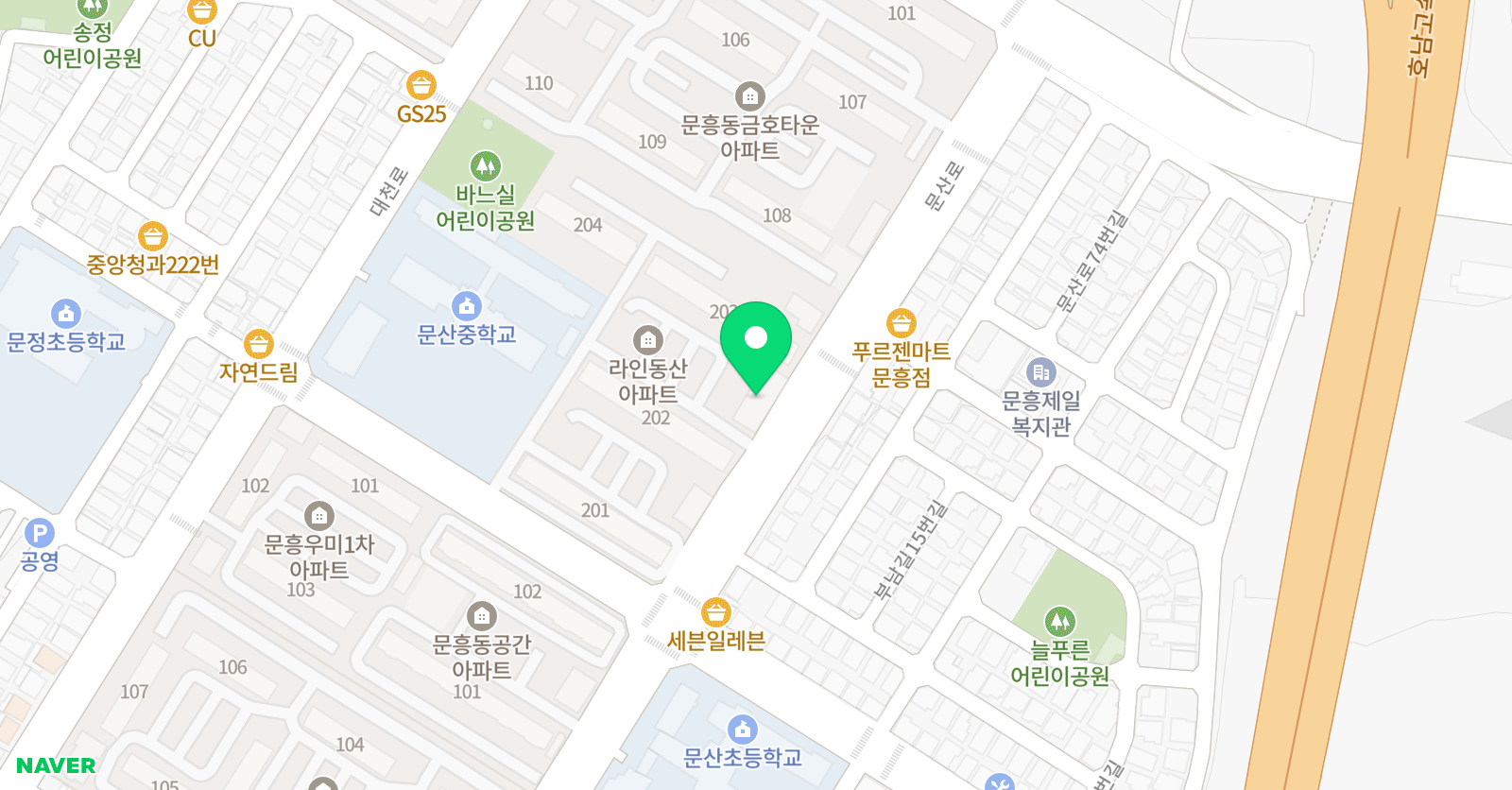 아이리더 뮤즈음악학원 위치