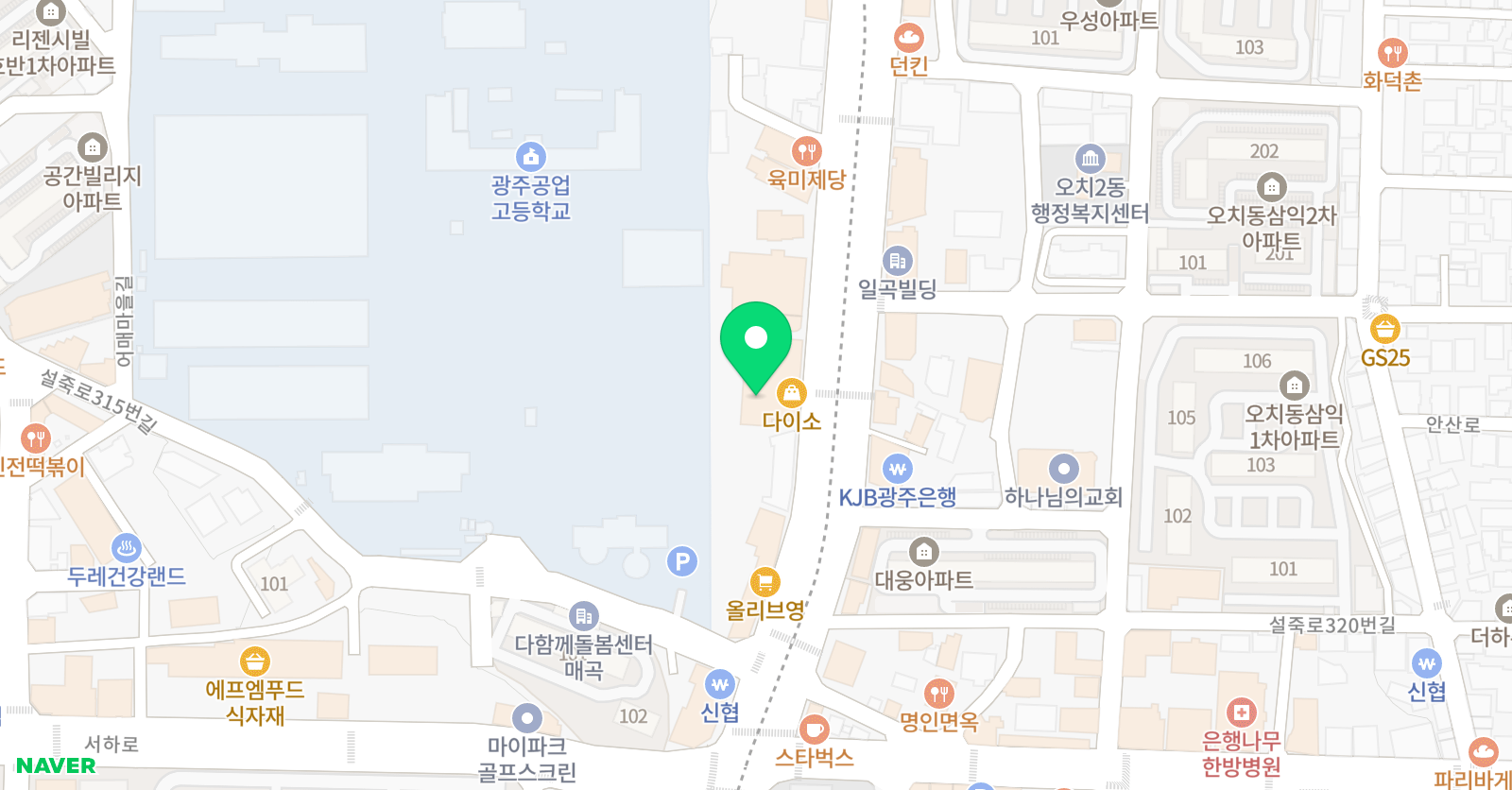 에듀프라임 광주북부지사 위치