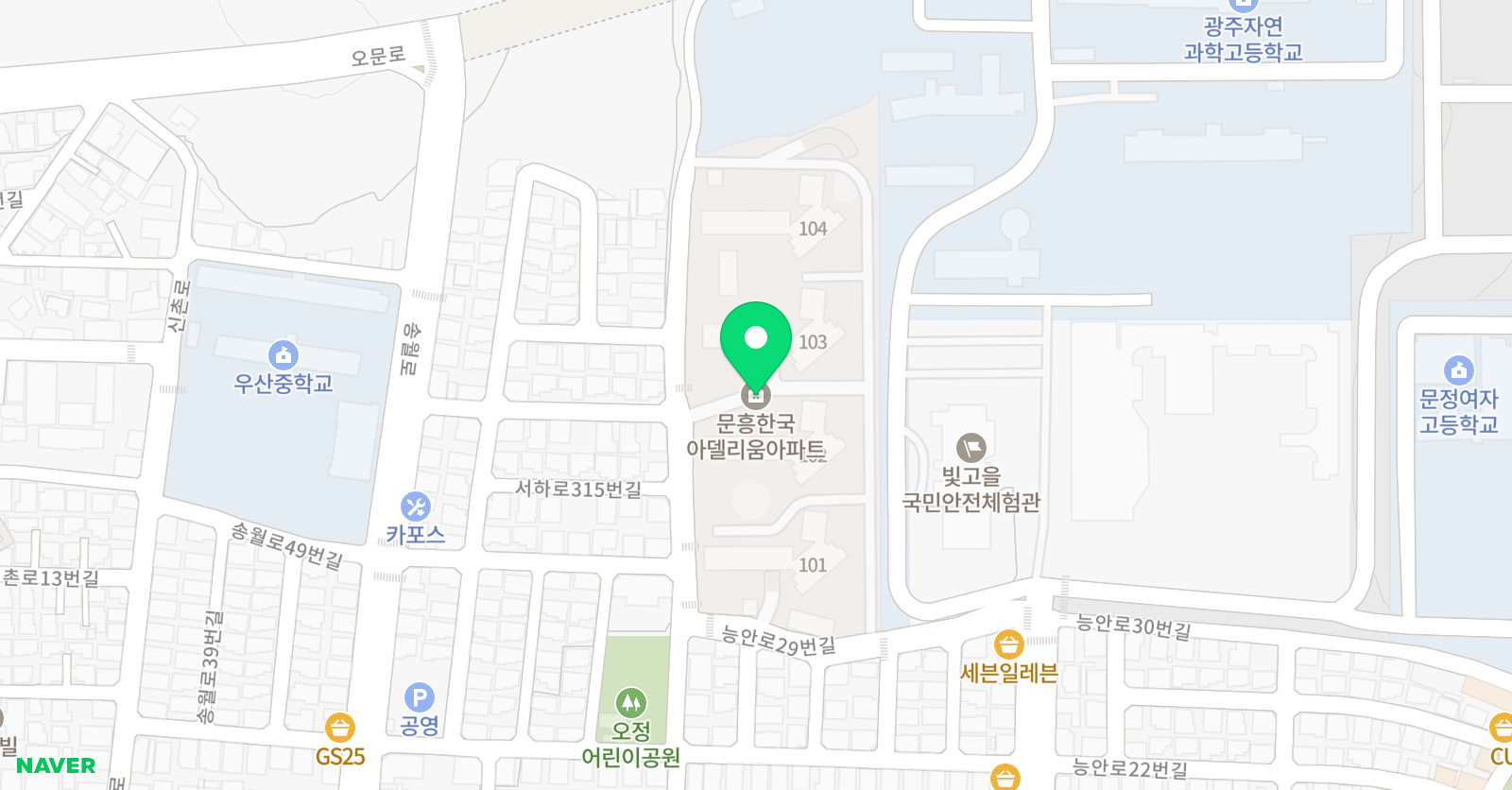 세견아 학원 위치