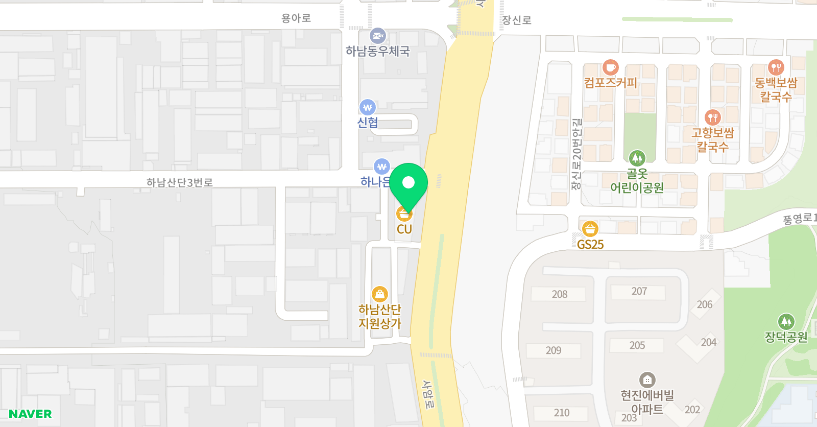 스위밍차일드 수완점 위치