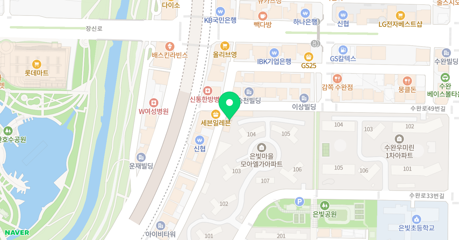 튼튼영어마스터클럽 광주수완점 위치