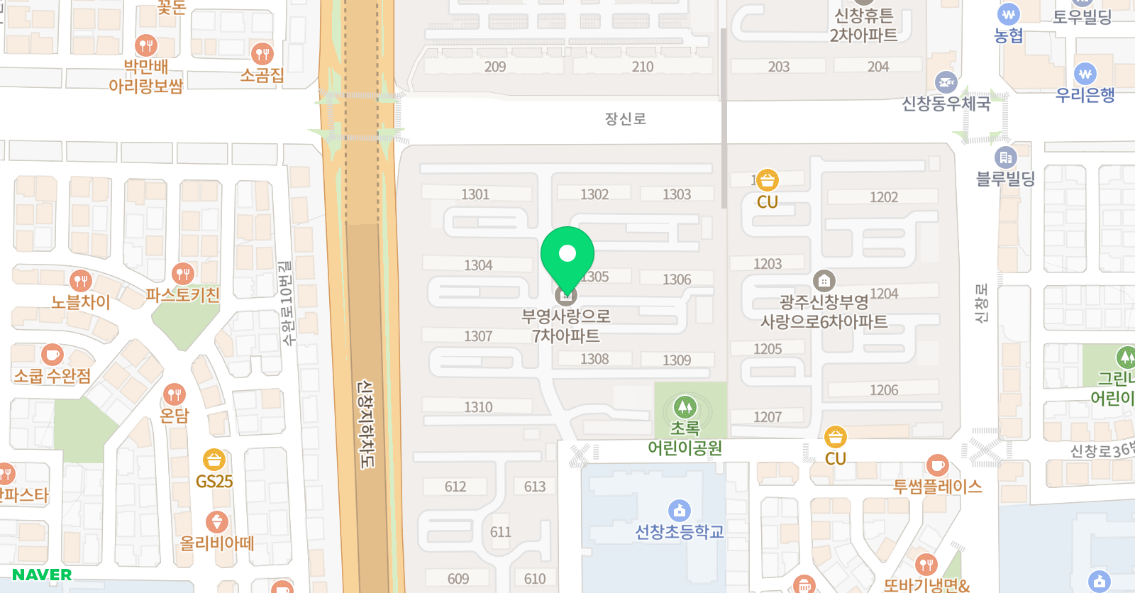 선창 푸르넷 위치