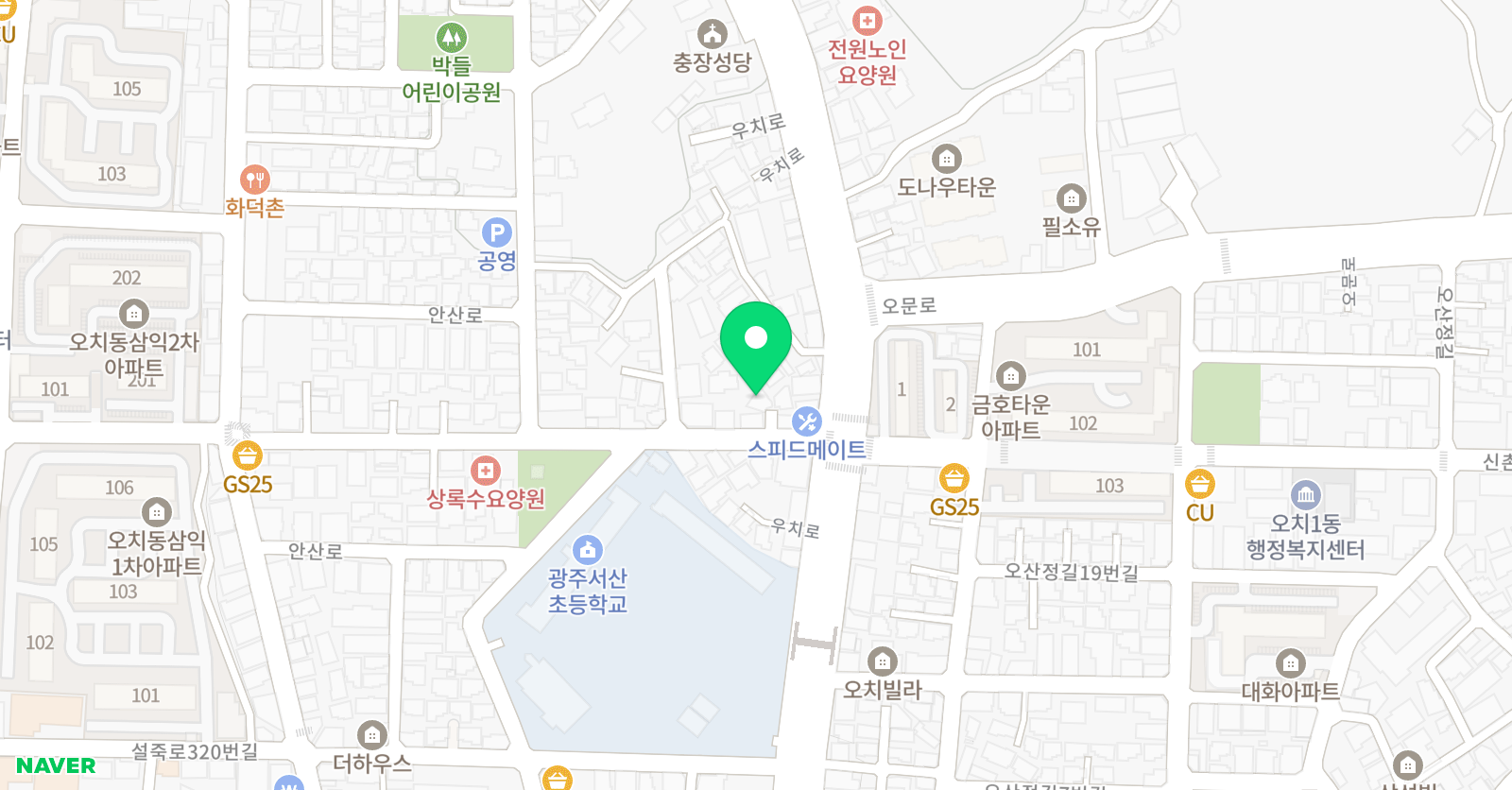 소리 외국어학원 위치