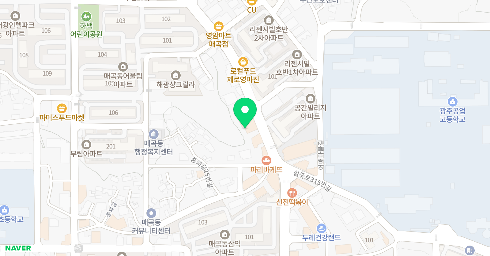 태사랑 태권도 위치