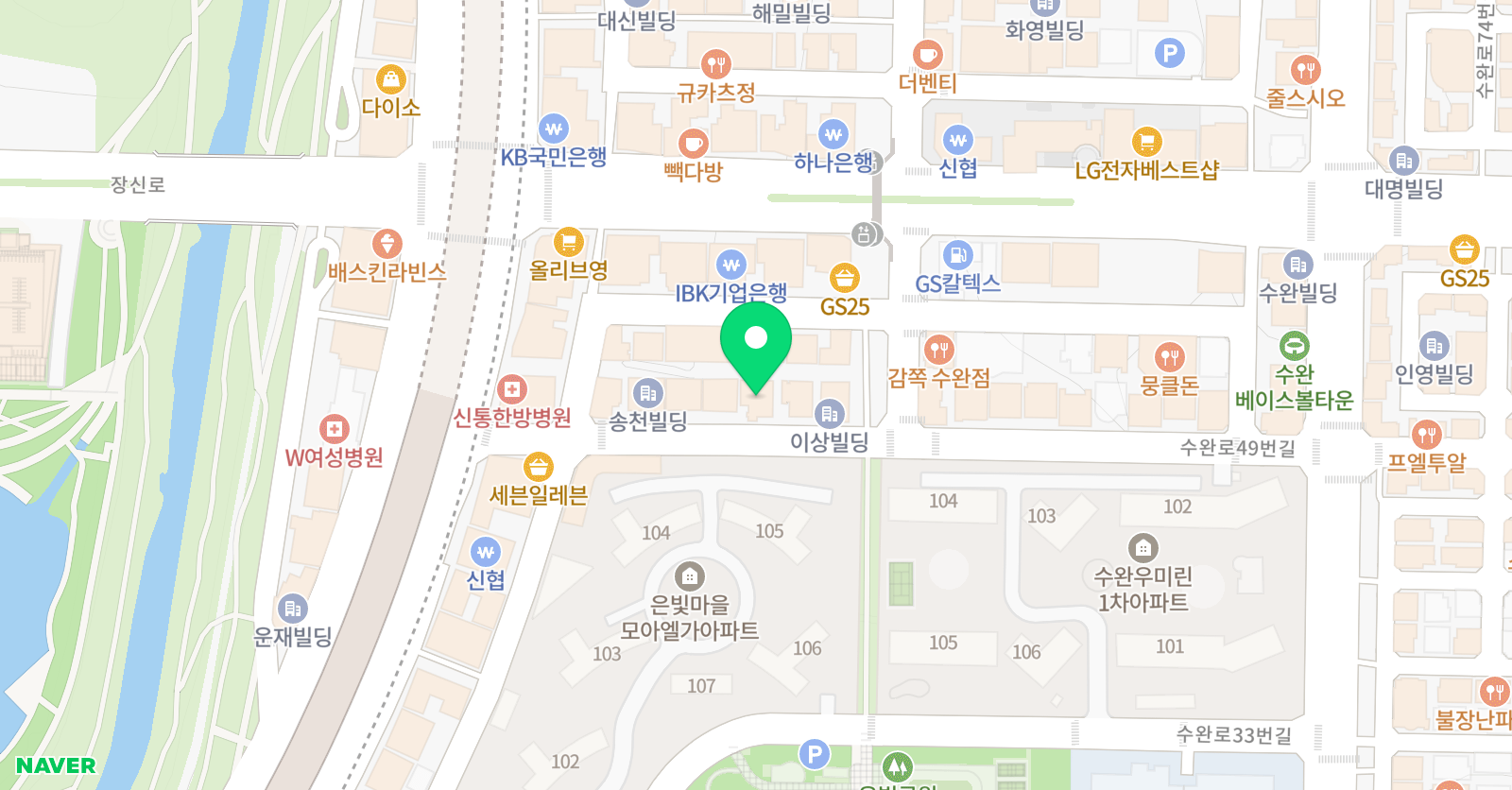 김명재 수학학원 위치