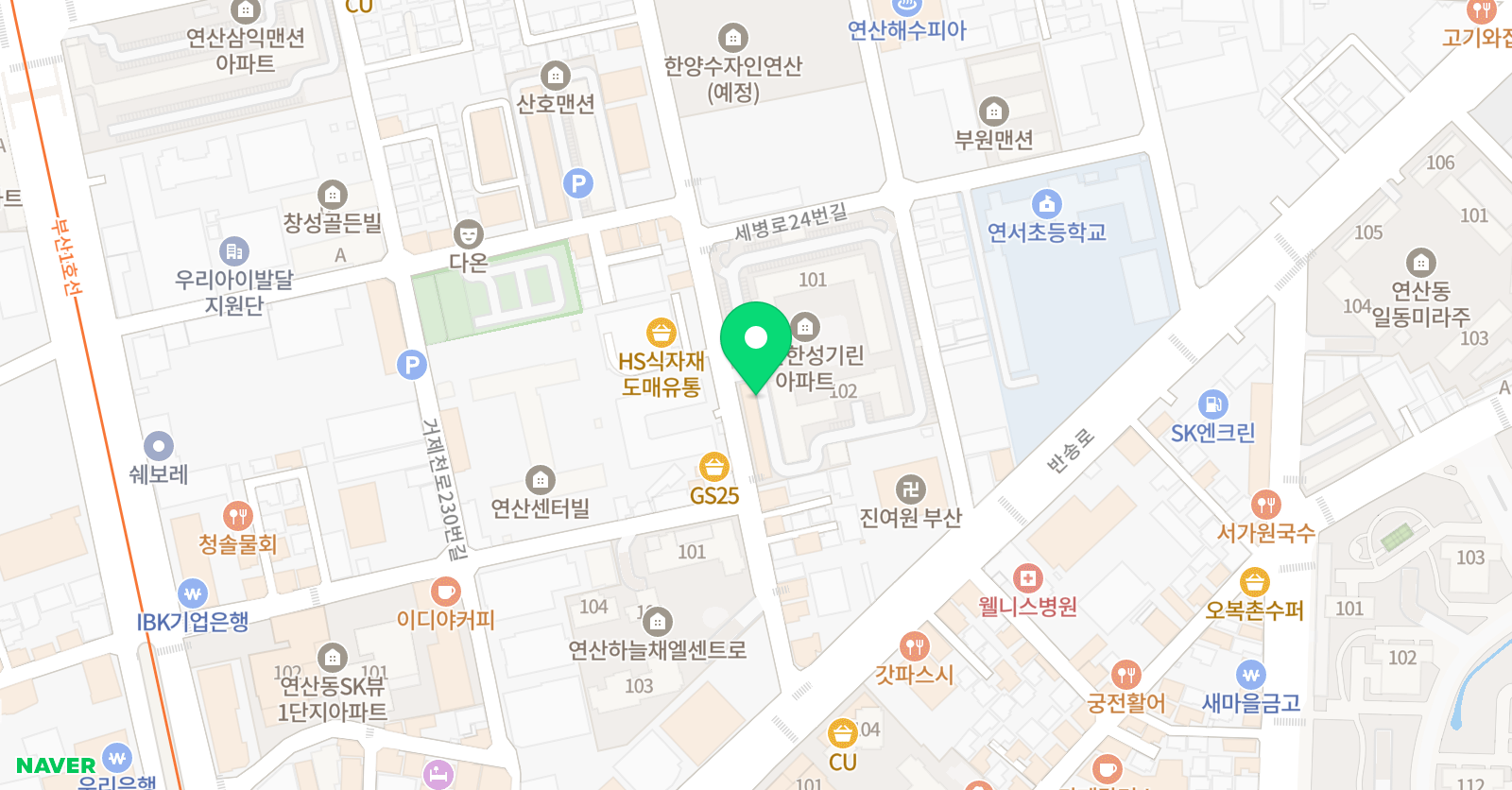 경동 태권도 위치