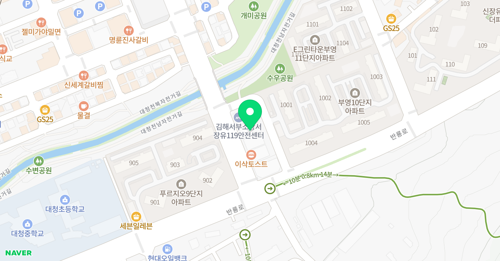 지니 영어교습소 위치