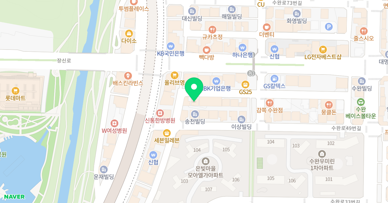 메이블 수학2관학원 위치