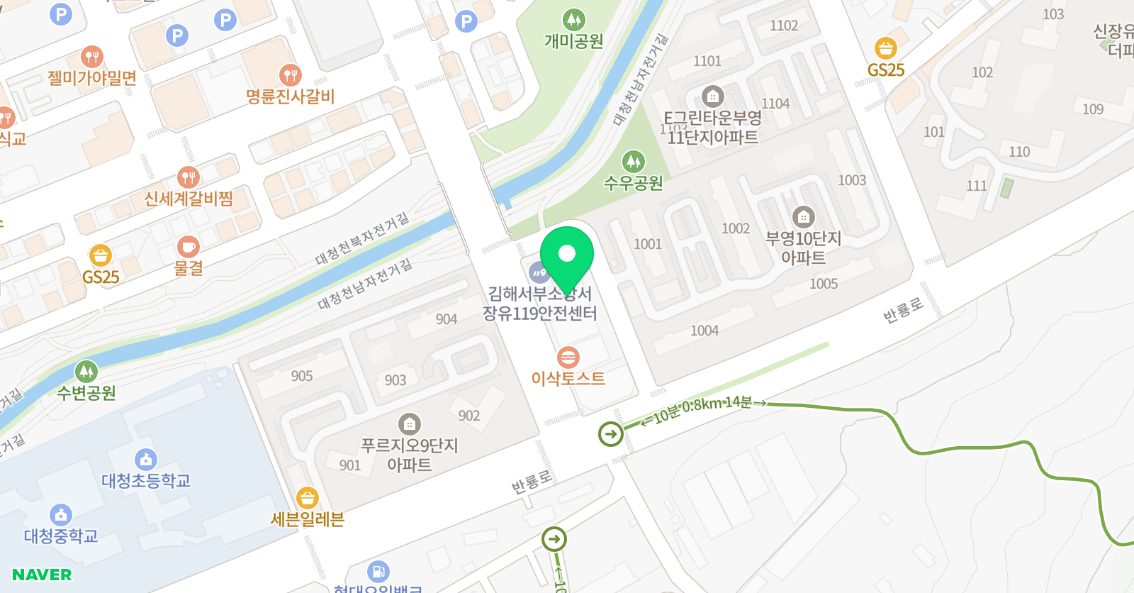 대청피아노숲 음악학원 위치