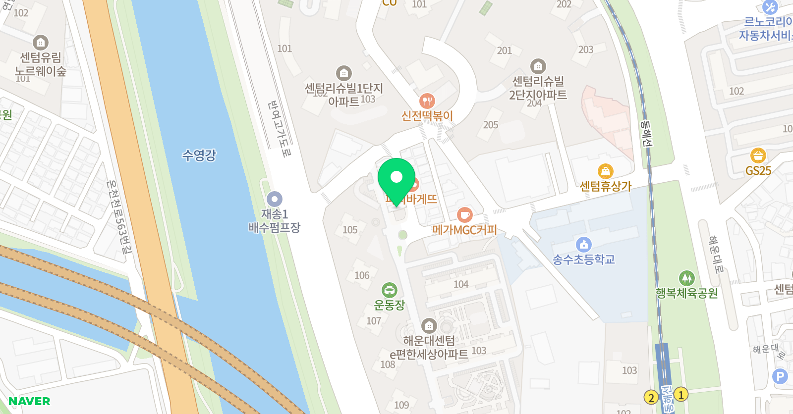 빅베토벤 음악학원 위치