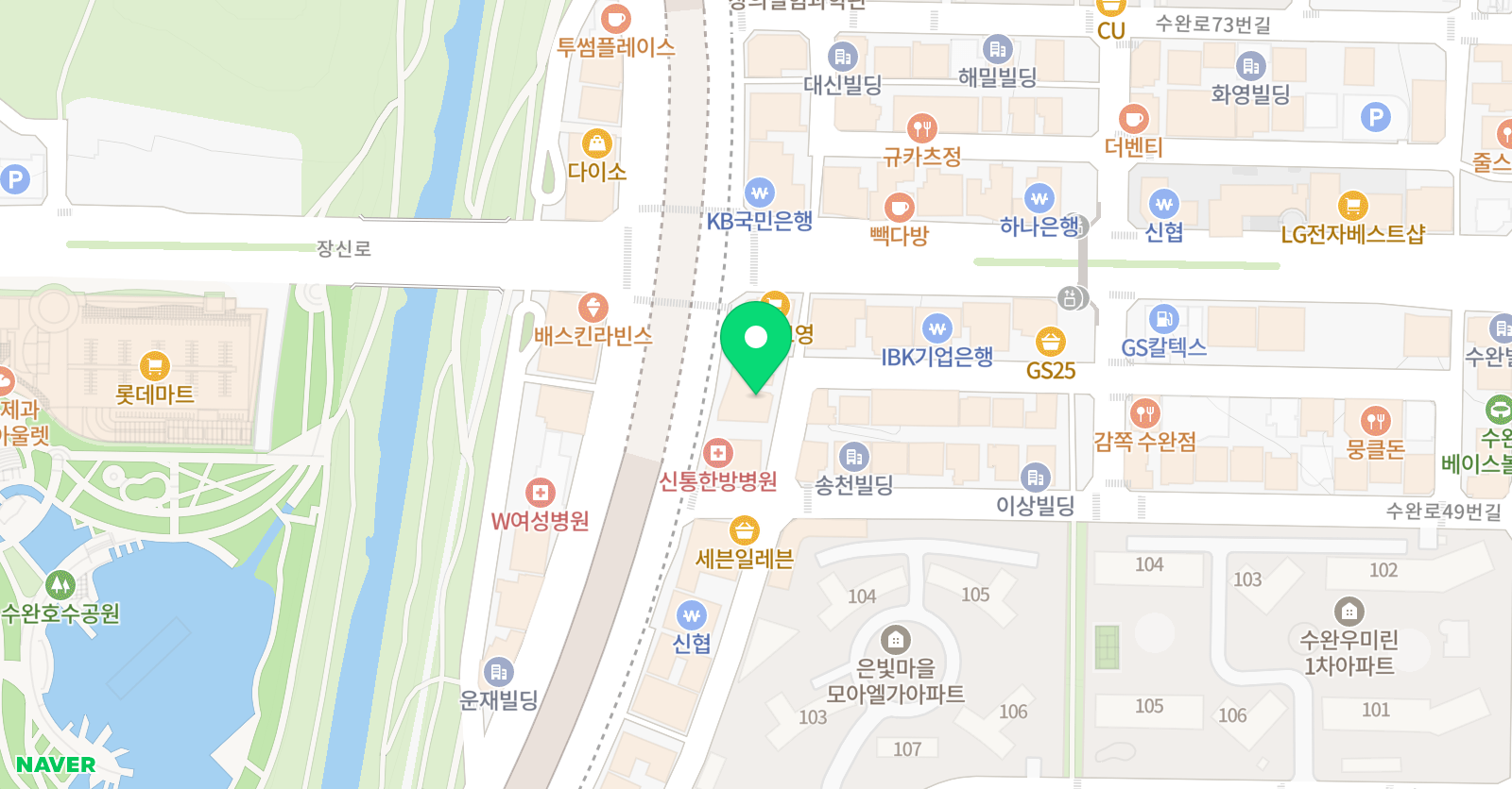 수완카이스트 수학과학국어학원 위치