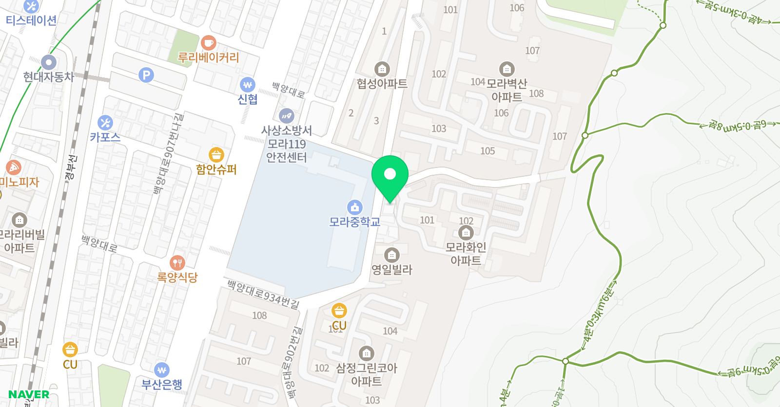 은초롱 미술학원 위치