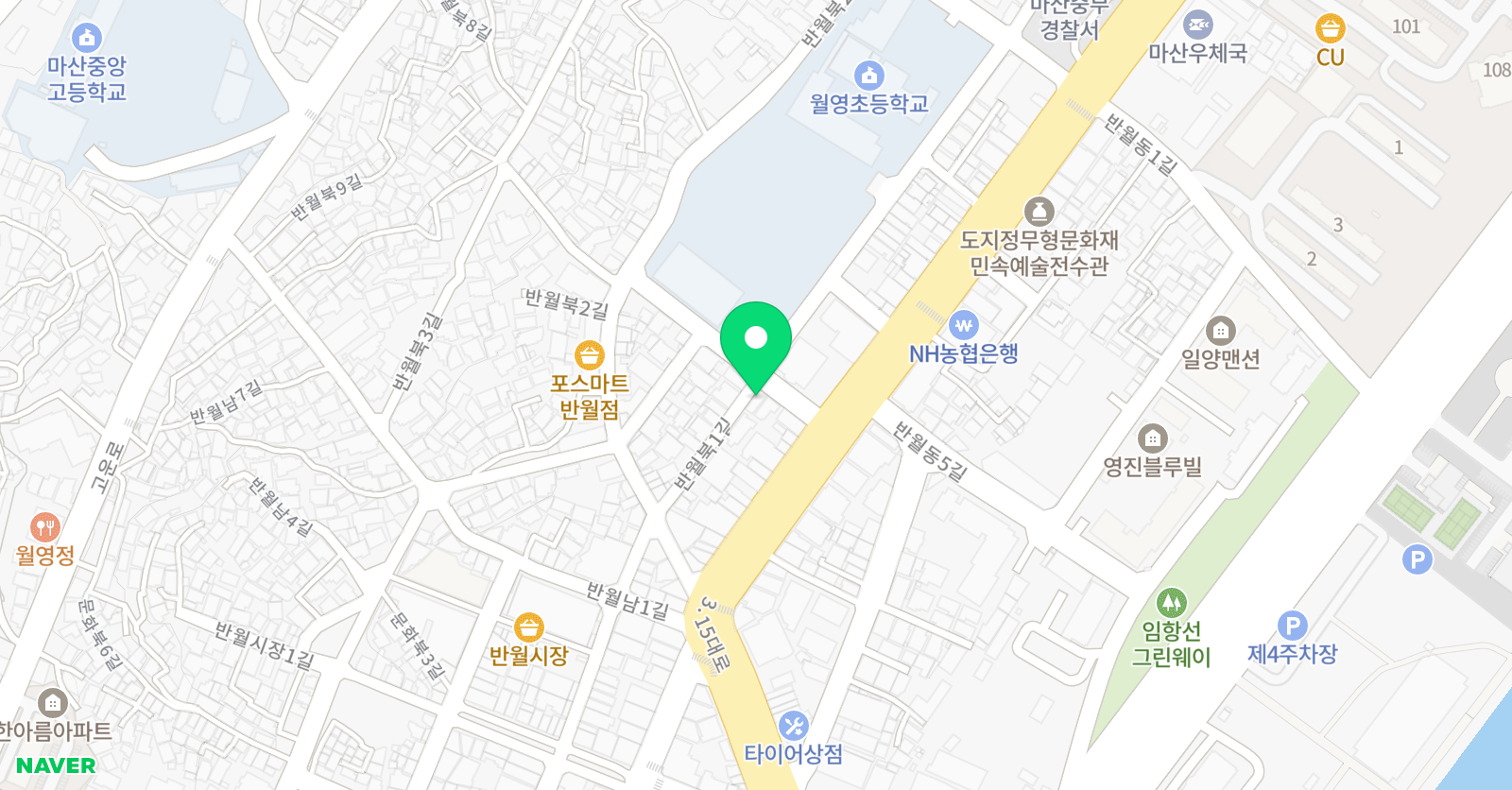 신정 주산학원 위치