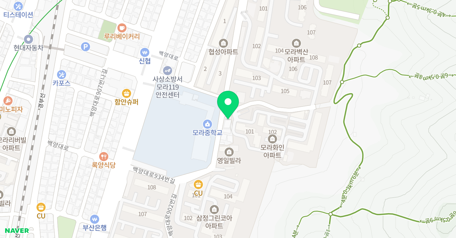 가온누리 음악학원 위치