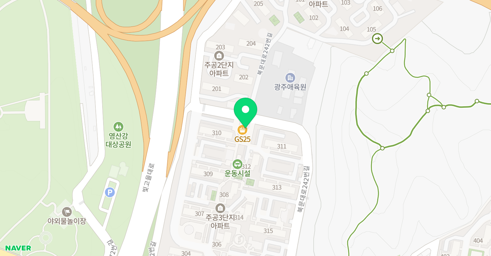 한성 태권도 위치