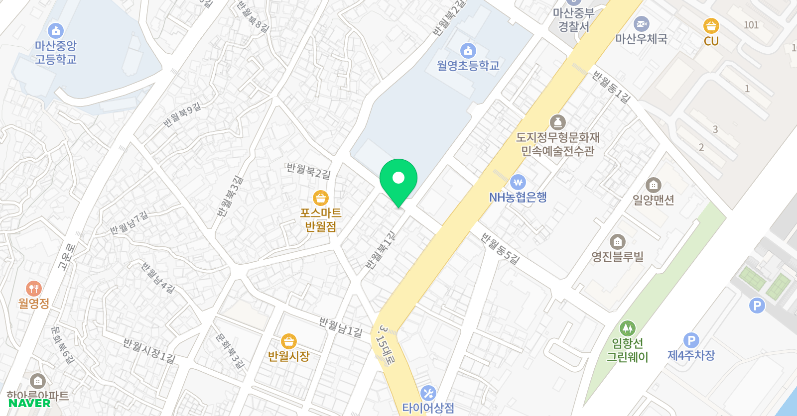 푸르넷 월영학원 위치