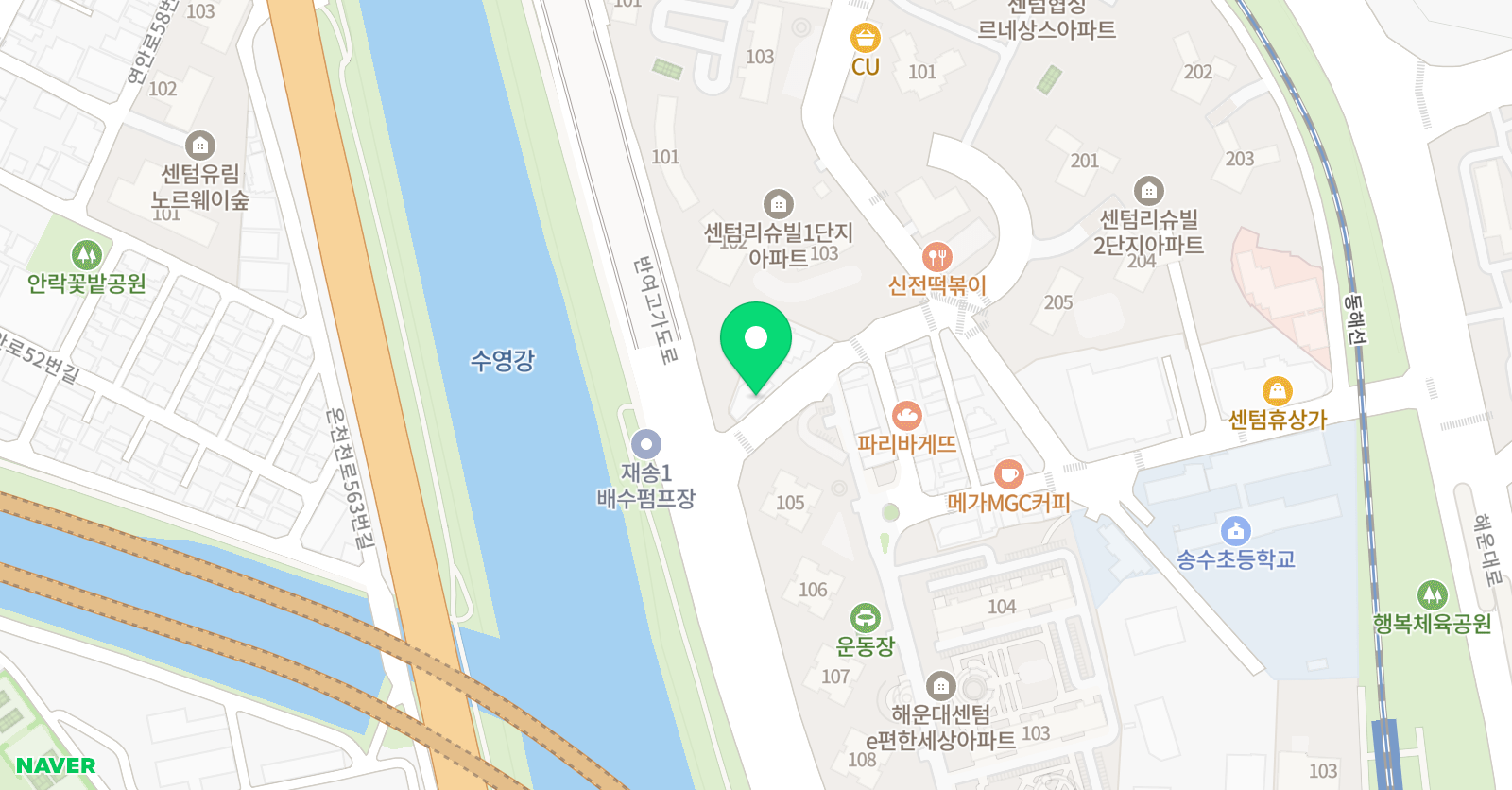 비욘드라온 어학원 위치