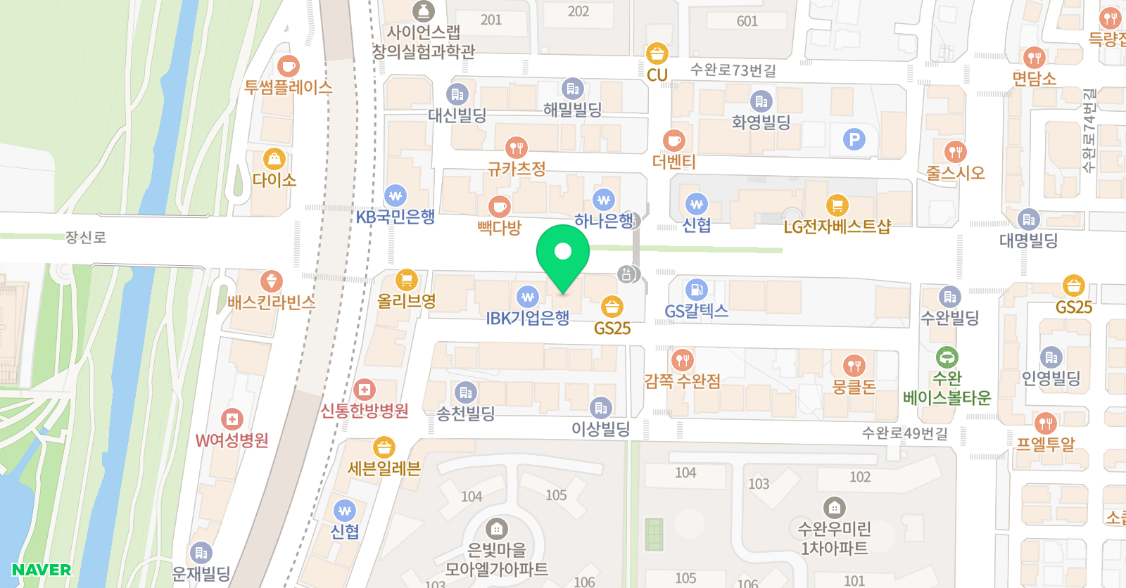 공부의철인 수완학원 위치